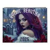 Calendrier 2025 Beautés Gothiques (Protection)