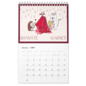 Calendrier 2025 BirthStone Calendario (Jan 2027)