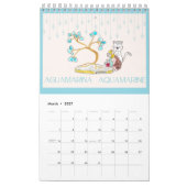 Calendrier 2025 BirthStone Calendario (Mar 2027)