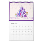 Calendrier 2025 BirthStone Calendario (Feb 2026)