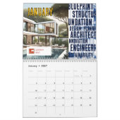 Calendrier 2025 Builders & Architects Branded (Jan 2027)
