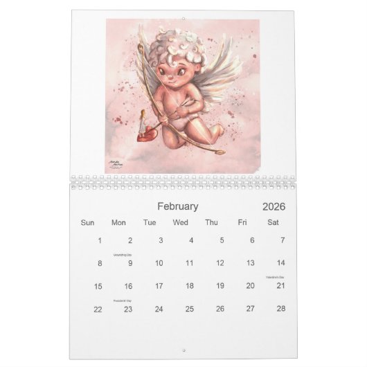 Calendrier 2025 "Cadeau" de Monika Marzec (Feb 2026)