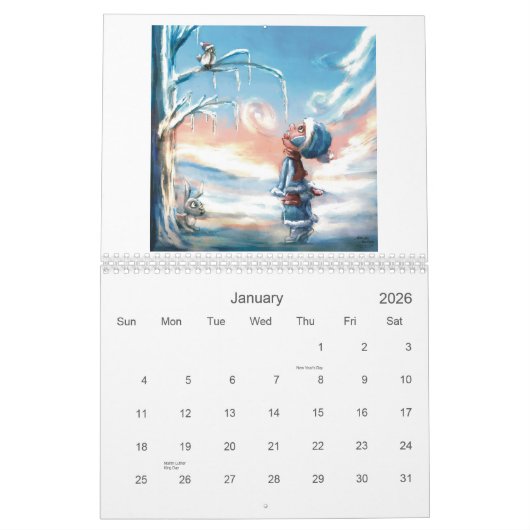 Calendrier 2025 "Cadeau" de Monika Marzec (Jan 2026)