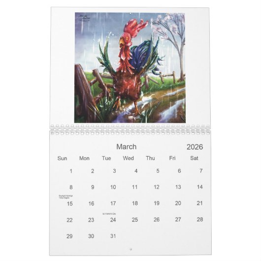 Calendrier 2025 "Cadeau" de Monika Marzec (Mar 2026)