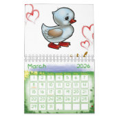 Calendrier 2025 Canard floral (Mar 2026)