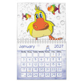 Calendrier 2025 Canards et poissons (Jan 2027)