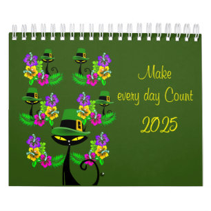 Calendrier 2025 Cat Kitten irlandais