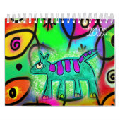 Calendrier 2025 Cat Kitten Whimsical (Protection)