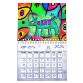 Calendrier 2025 Cat Kitten Whimsical (Jan 2026)