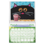 Calendrier 2025 Cat Kitten Whimsical (Mar 2026)
