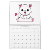 Calendrier 2025 Chats (Jan 2027)