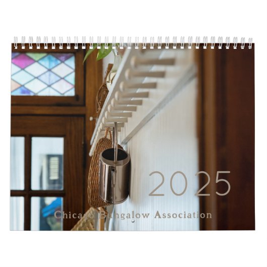 Calendrier 2025 Chicago Bungalow Association (Protection)