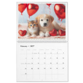 Calendrier 2025, chien&chat (Feb 2027)
