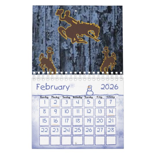 Calendrier 2025 Cowboy Country Men (Feb 2026)