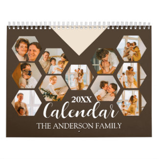 Calendrier 2025 Créez votre propre photo personnalisée modern