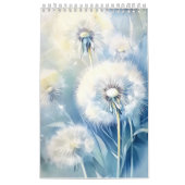 Calendrier 2025 Dandelion Flower Arrière - plan (Protection)