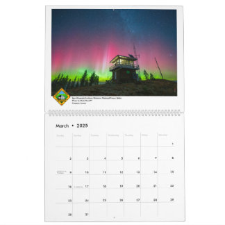 Calendrier 2025 de la Forest Fire Lookout Associat