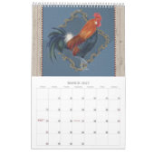 Calendrier 2025 des coqs des fermes (Mar 2027)