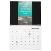 Calendrier 2025 Eaux Anciennes : Un Voyage Biblique Ch. 1 (Jan 2026)