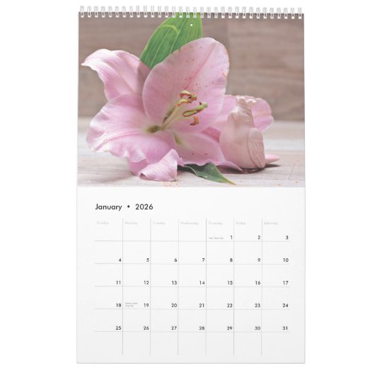 Calendrier 2025 Faites vos meilleures fleurs (Jan 2026)