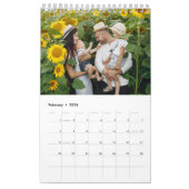 Calendrier 2025 Family Custom Photo Chic Script (Feb 2026)