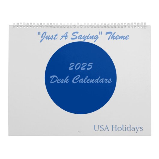 Calendrier 2025 - Fêtes aux Etats-Unis (Protection)