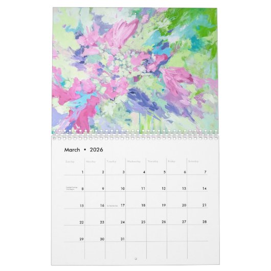 Calendrier 2025 Fine Art Calendar by Siena Becket Designs (Mar 2026)