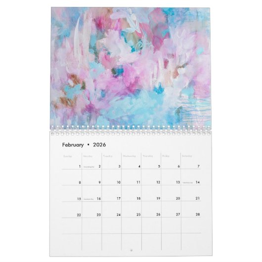 Calendrier 2025 Fine Art Calendar by Siena Becket Designs (Feb 2026)