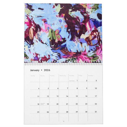 Calendrier 2025 Fine Art Calendar by Siena Becket Designs (Jan 2026)