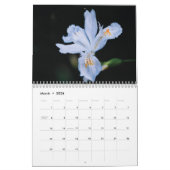 Calendrier 2025 fleur et nuit (Mar 2026)