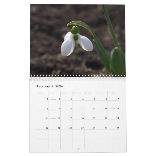 Calendrier 2025 From Lin's Garden Calendar (Feb 2026)