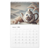Calendrier 2025 Fun Chicken Teapots (Jan 2026)
