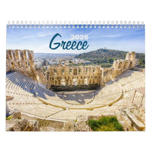 Calendrier 2025 Grèce (Protection)