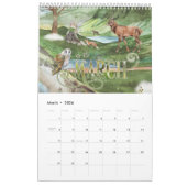 Calendrier 2025 Illustrated Celtic Fantasy Calendar (Mar 2026)