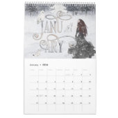 Calendrier 2025 Illustrated Celtic Fantasy Calendar (Jan 2026)