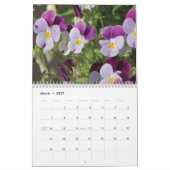 Calendrier 2025 jardins Fleurs 1 (Mar 2027)