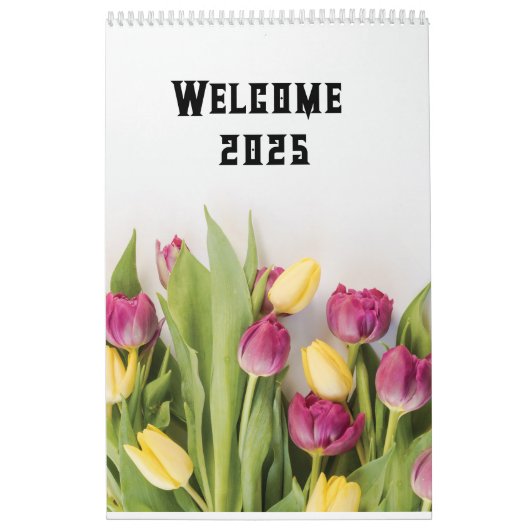 Calendrier 2025 jardins Fleurs 2 (Protection)