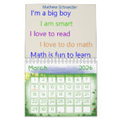 Calendrier 2025 Je suis un gros garçon avec succès (Mar 2026)