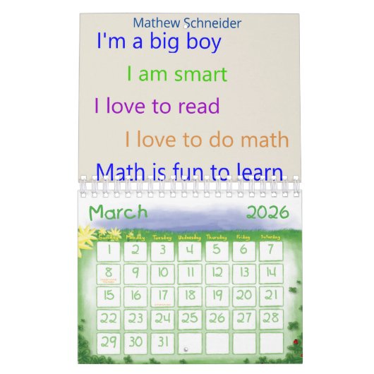 Calendrier 2025 Je suis un gros garçon avec succès (Mar 2026)