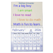 Calendrier 2025 Je suis un gros garçon avec succès (Feb 2026)