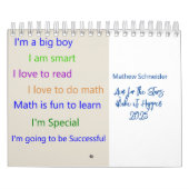 Calendrier 2025 Je suis un gros garçon avec succès (Protection)