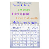 Calendrier 2025 Je suis un gros garçon avec succès (Jan 2026)