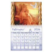 Calendrier 2025 Jésus Christ catholique (Feb 2026)