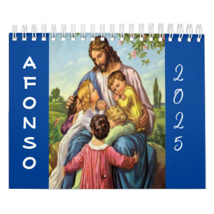 Calendrier 2025 Jésus Christ catholique