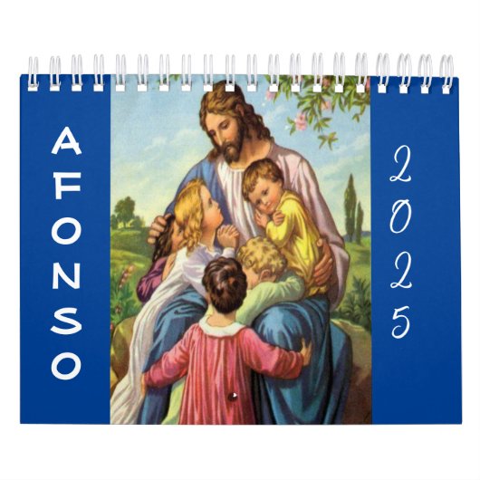 Calendrier 2025 Jésus Christ catholique (Protection)