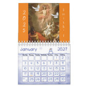 Calendrier 2025 Jésus Christ catholique (Jan 2027)
