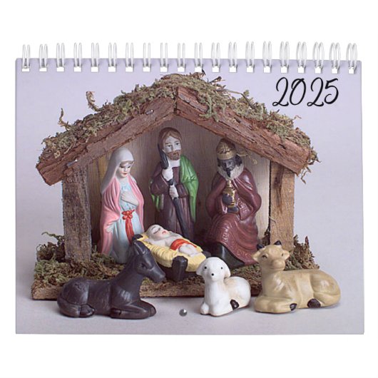 Calendrier 2025 Jésus Christ catholique (Protection)