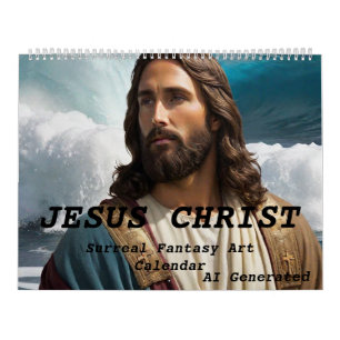 Calendrier 2025 JESUS Surreal Imaginaire Art
