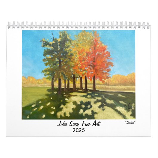 Calendrier 2025 John Suess Fine Art Wall (Protection)