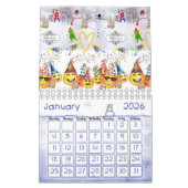 Calendrier 2025 Joyeux Noël Joyeux anniversaire (Jan 2026)